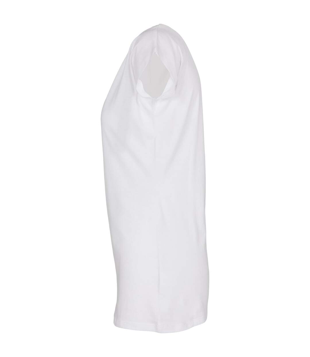 T-shirt À Col Large Pour Femme/femme Blanc Build Your Brand-3