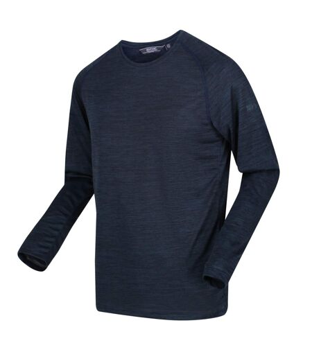 Regatta - T-shirt BURLOW - Homme (Bleu nuit chiné) - UTRG5796