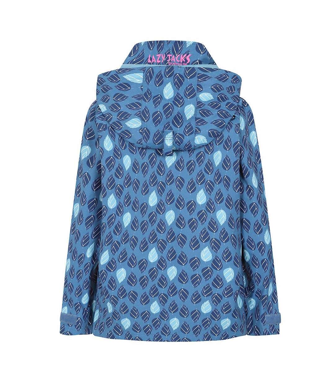 Veste Imperméable Motif/style Automne Femme Bleu Lazy Jacks-4