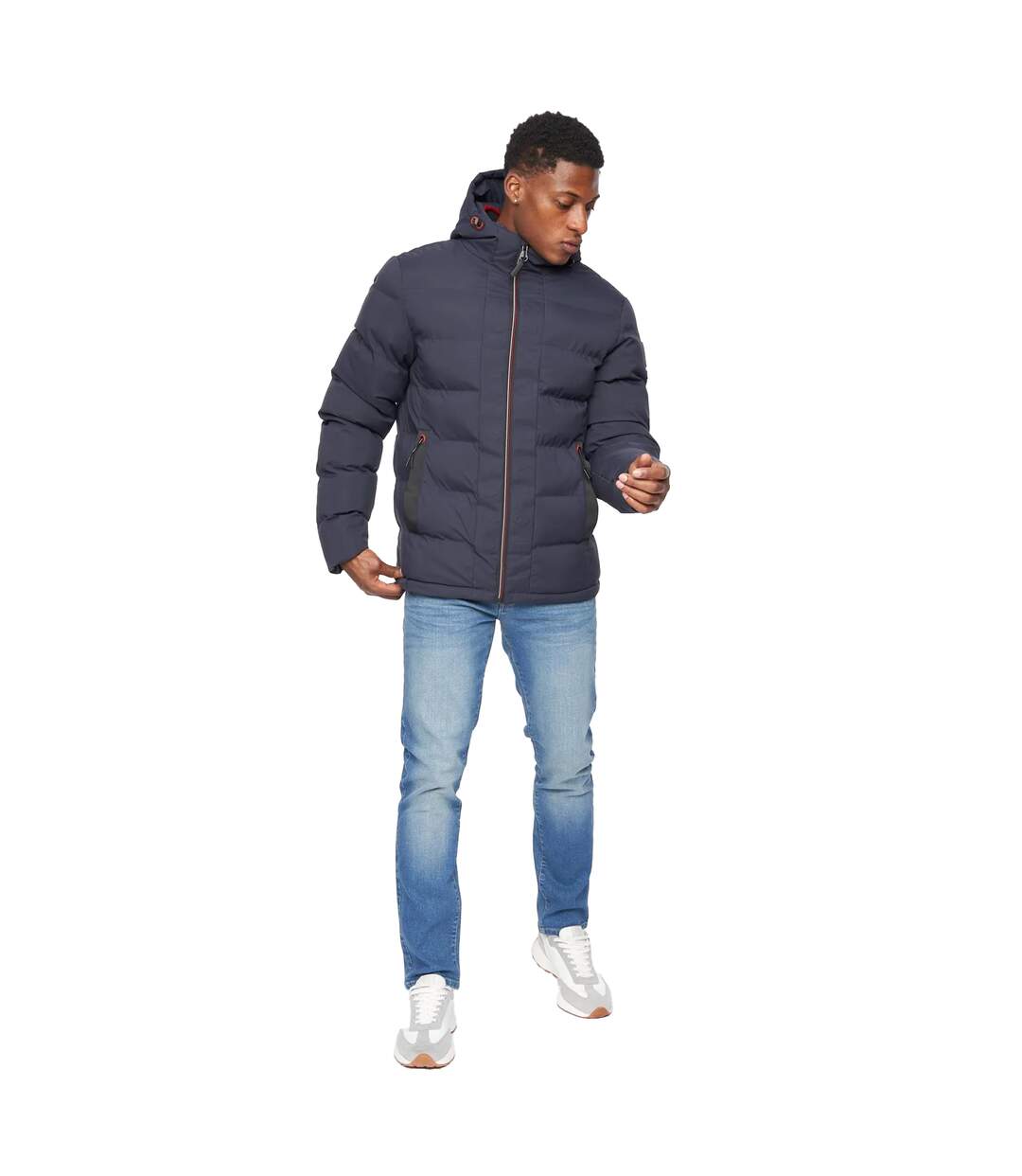 Veste kampnew homme bleu marine Crosshatch