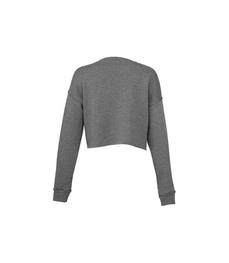 Sweat Femme Gris Foncé Chiné Bella + Canvas