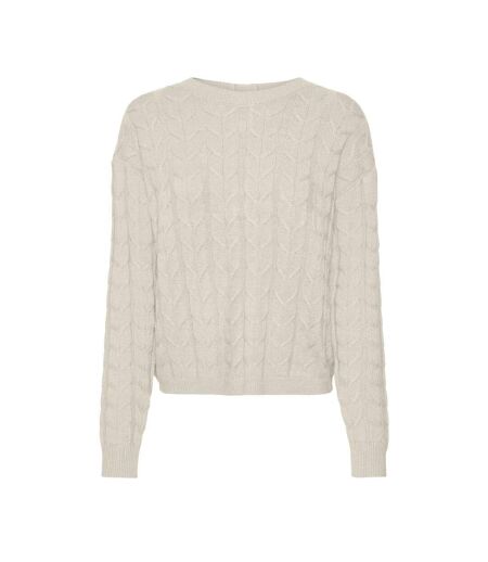 Pull beige femme vero moda tilda