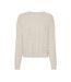 Pull beige femme vero moda tilda-1