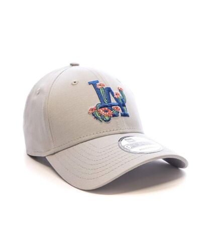 Casquette Grise Femme New Era Flower Icon 9forty Losdod Angeles Dodgers - OSFM