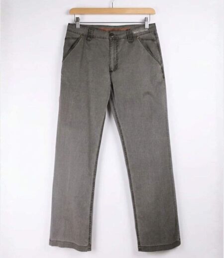 WINCHESTER WE1297T — Pantalon confort gris taupe : aisance naturelle et coton délavé