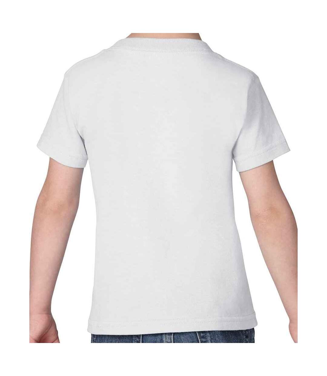 T-shirt enfant blanc Gildan-2