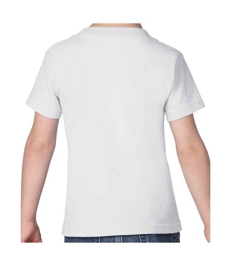 T-shirt enfant blanc Gildan