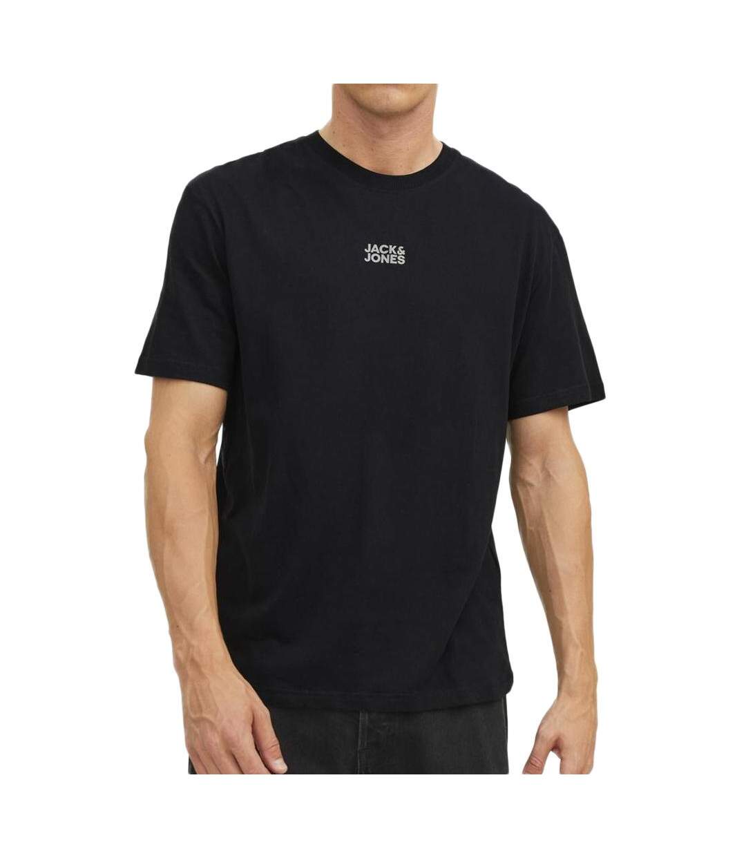 T-shirt noir homme jack & jones classic-1