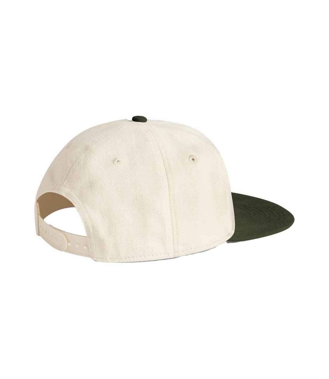 Casquette De Baseball Motif/style Contrasté Naturel Olive Foncé Beechfield-2