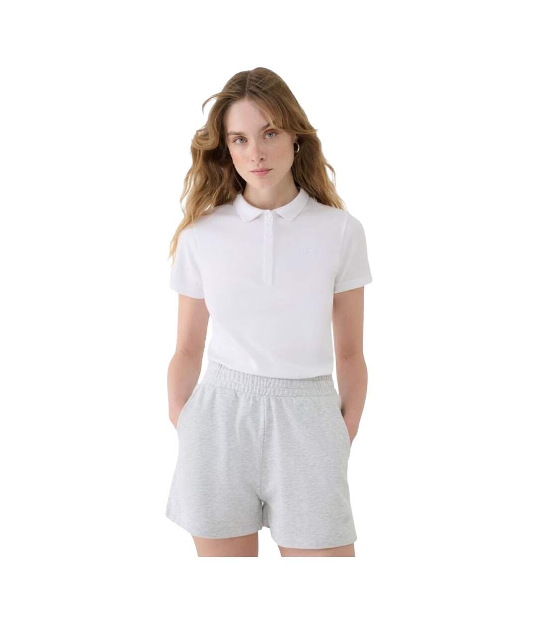 Polo F365 Femme Blanc 4F-1
