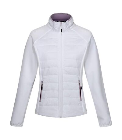 Veste hybride clumber femme blanc / lilas pâle Regatta