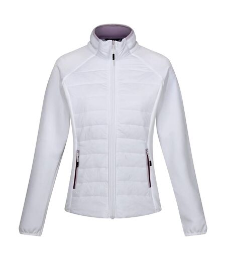 Veste hybride clumber femme blanc / lilas pâle Regatta