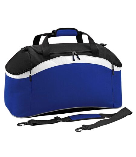 BagBase Teamwear Sport Holdall / Duffel Bag (54 Liters) (Pack of 2) (Bright Royal/ Black/ White) (One Size)
