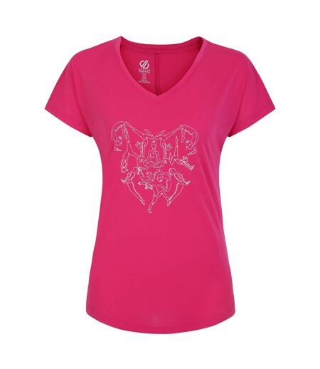 T-shirt calm femme rose bonbon Regatta