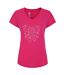 T-shirt calm femme rose bonbon Regatta