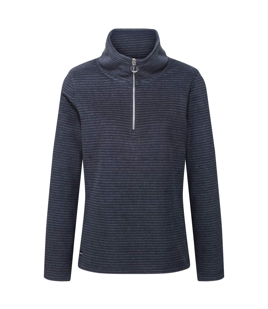 Womens/ladies Solenne Fleece Navy Silver Regatta-1