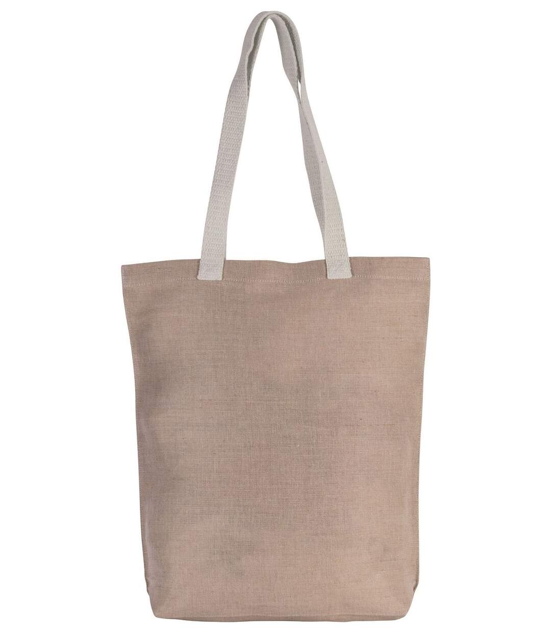 Sac shopping en toile de jute - KI0229 - beige-1