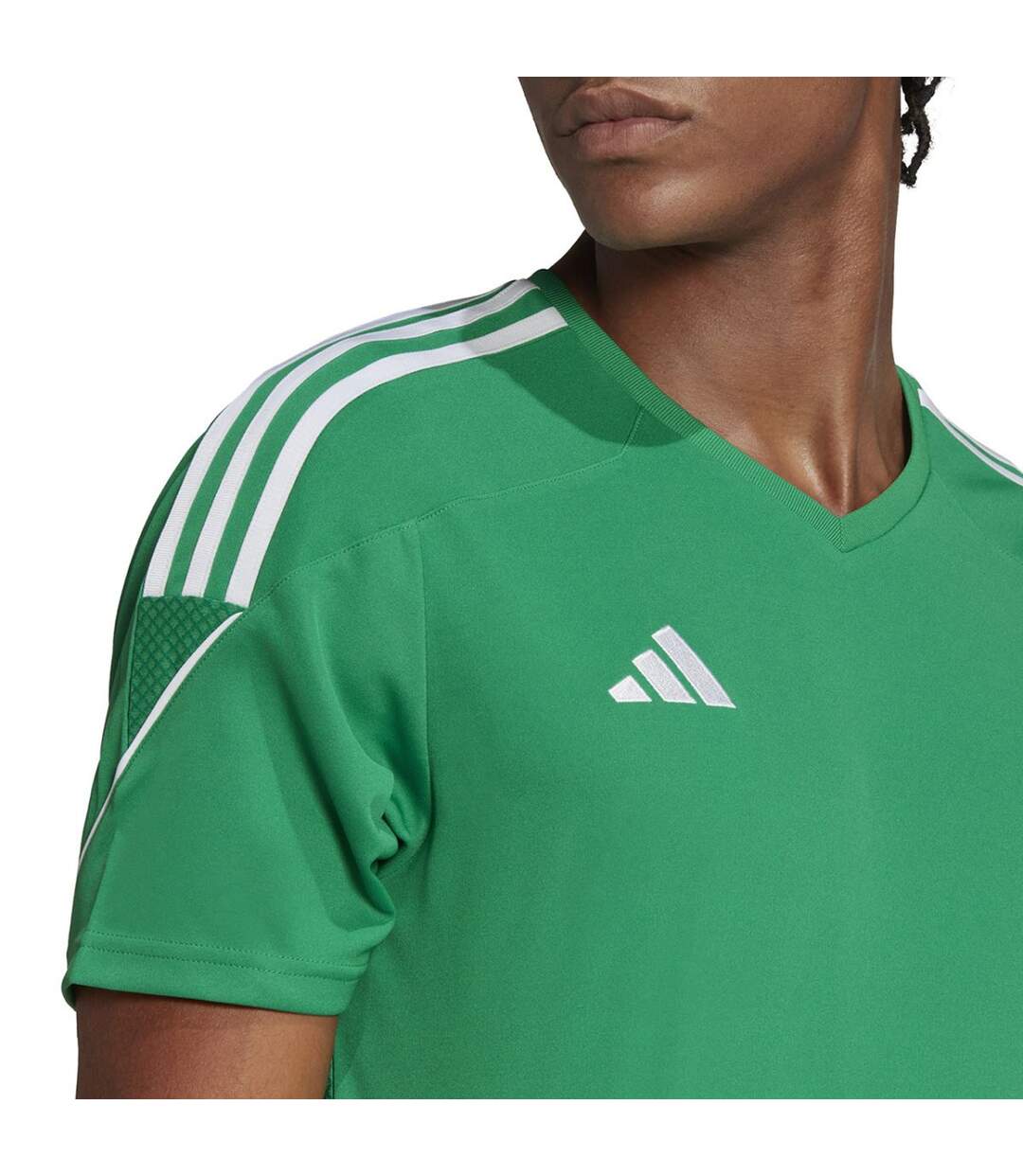 Maillot Tiro League Homme Vert Adidas-4