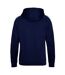 AWDis Just Hoods Mens Contrast Sports Polyester Full Zip Hoodie (Oxford Navy/Arctic White) - UTPC2967-2