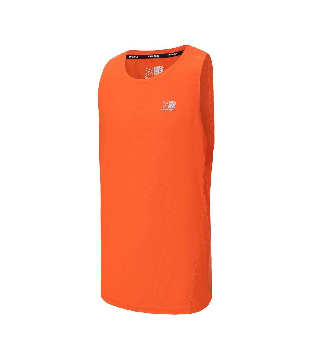 Mens Logo Running Vest Top Fire Orange Karrimor-3