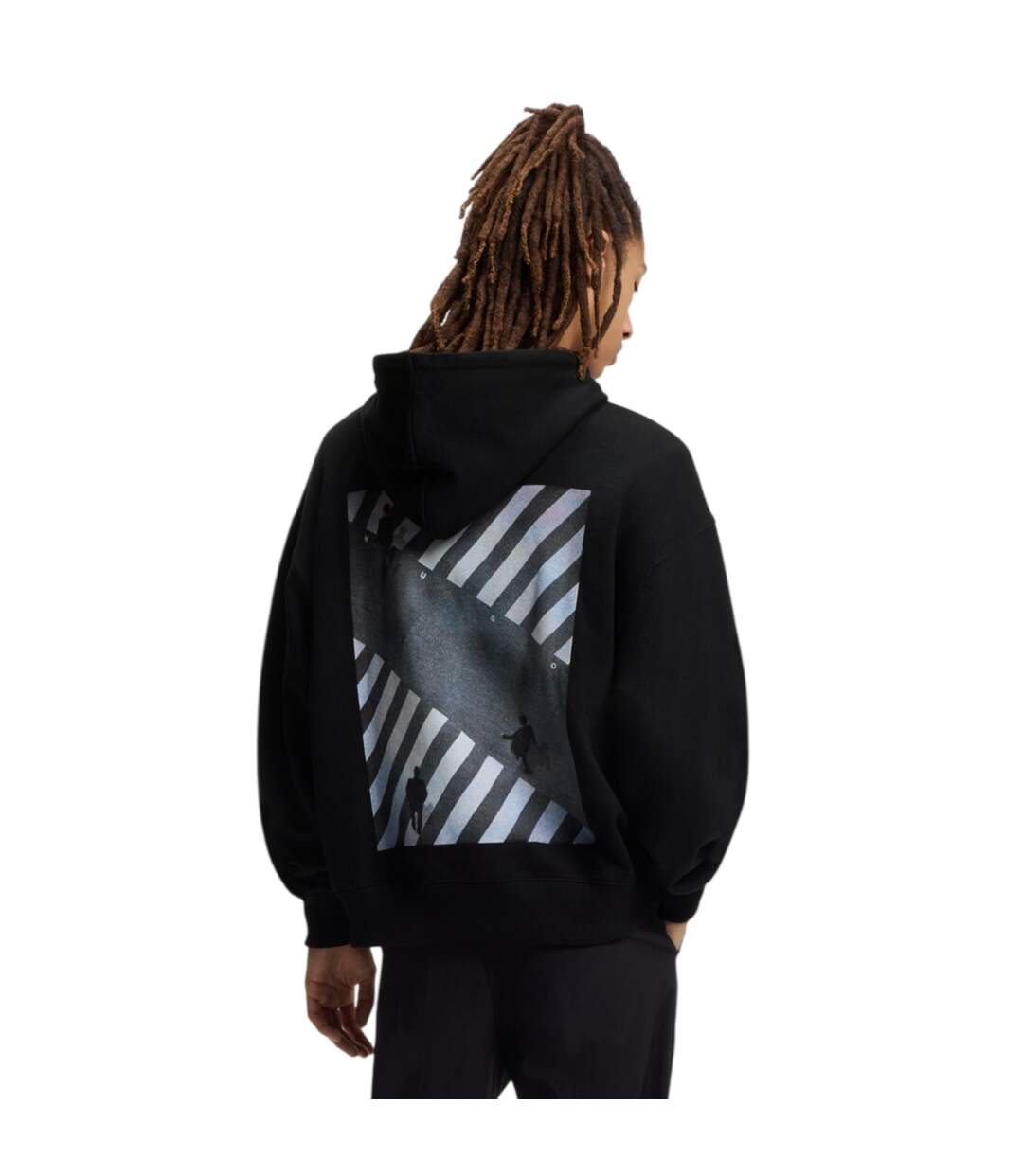 Unisex Adult Doland Hoodie Black Hugo-3