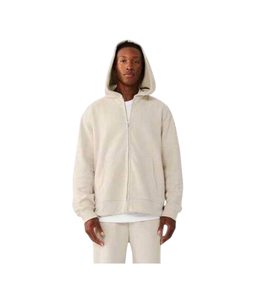 Veste À Capuche Homme Gris Bella + Canvas-2