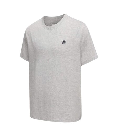 T-shirt Motif/style Logo Sur Poitrine Homme Gris Chiné Pretty Green