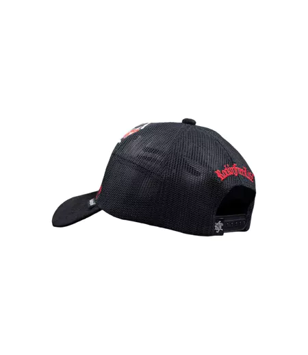 Casquette trucker avec filet bi-matière Flower Rock'n Free Life