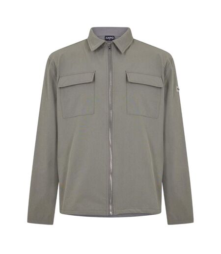 Mens Double Pocket Utility Jacket Light Grey Capo