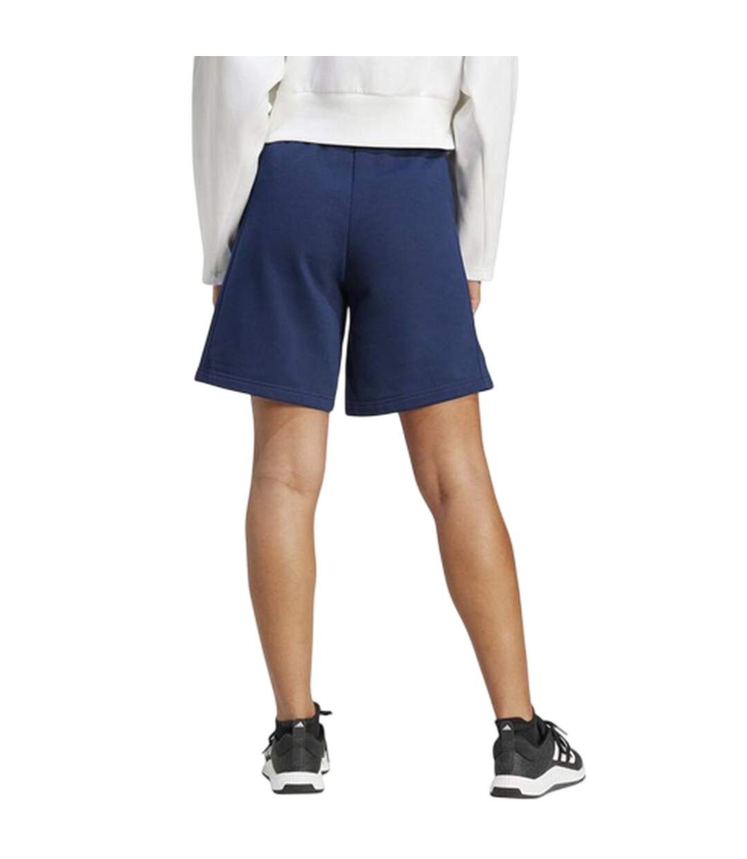 Short Femme Bleu Marine Adidas-3