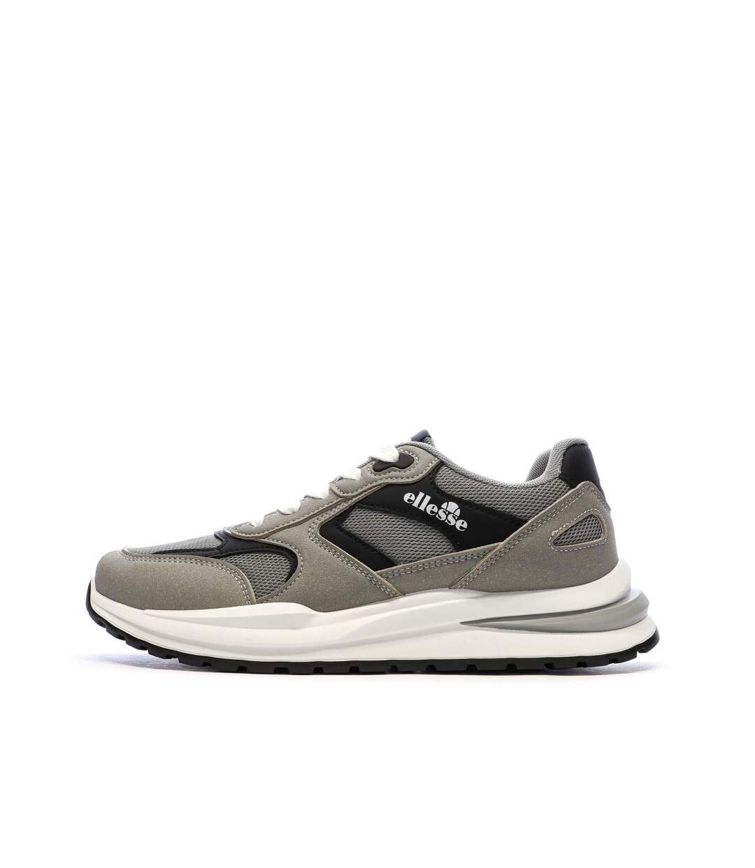 Baskets noir/gris homme ellesse taupe-1