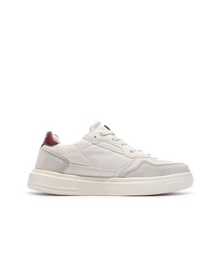 Baskets blanches/bordeaux homme teddy smith 120004