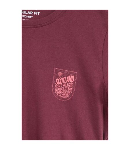 T-shirt Imprimé Scotland Femme Bordeaux Mountain Warehouse