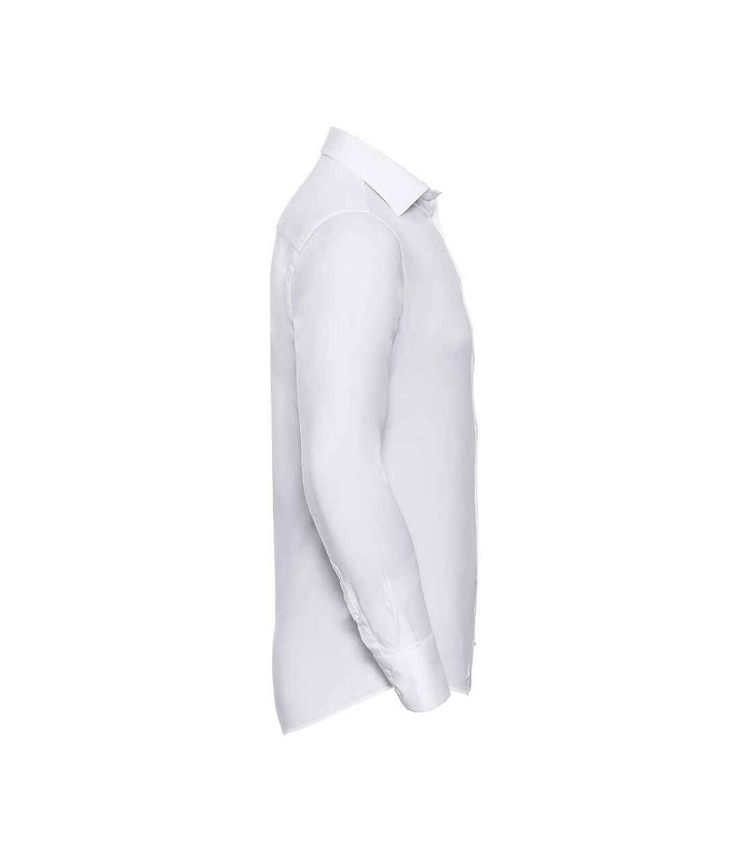 Chemise Manches Longues Homme Blanc Russell Collection-3