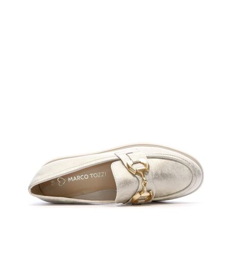 Mocassins beige nacré femme marco tozzi 24700