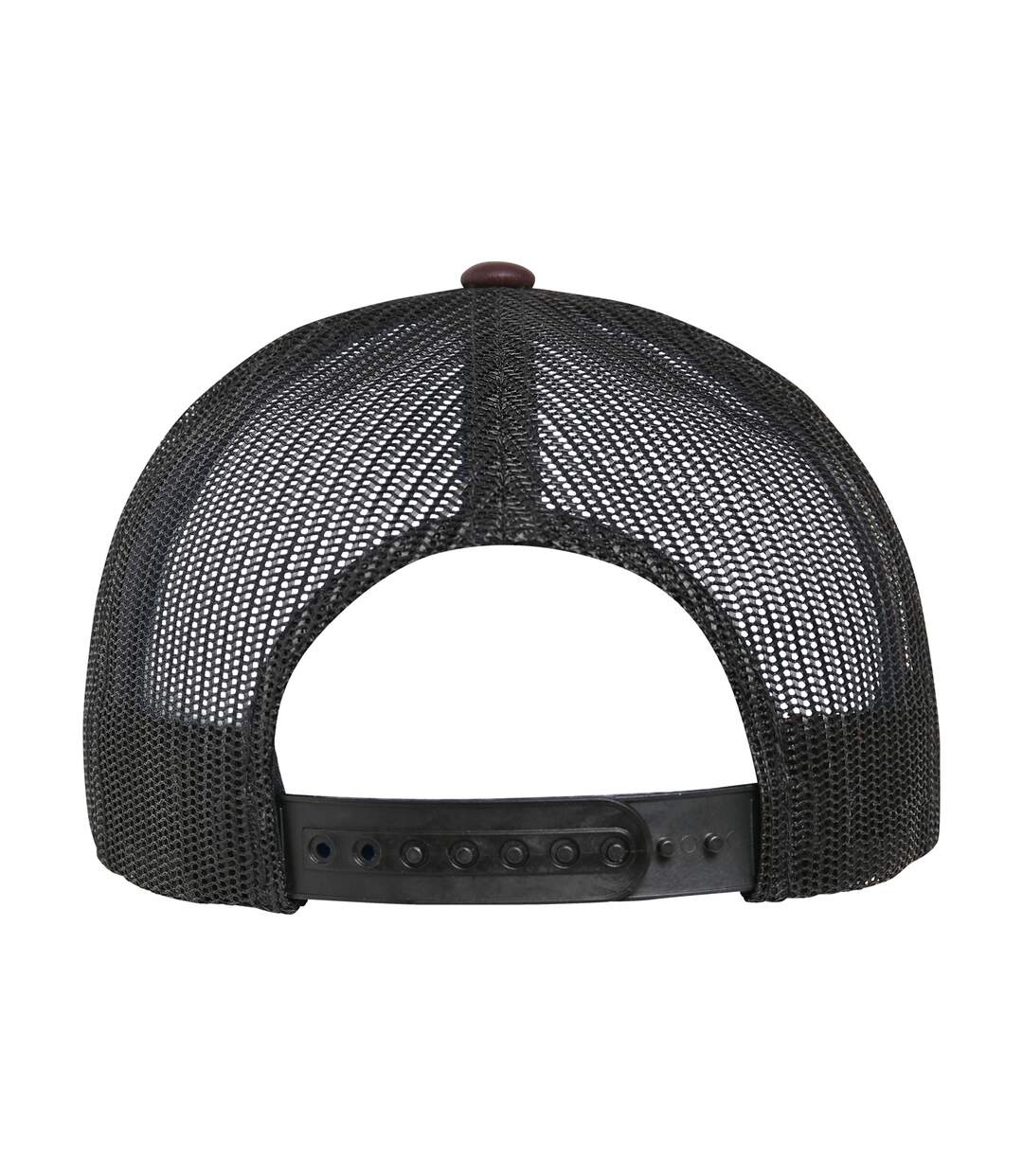 Casquette trucker flexfit homme bordeaux / noir Yupoong