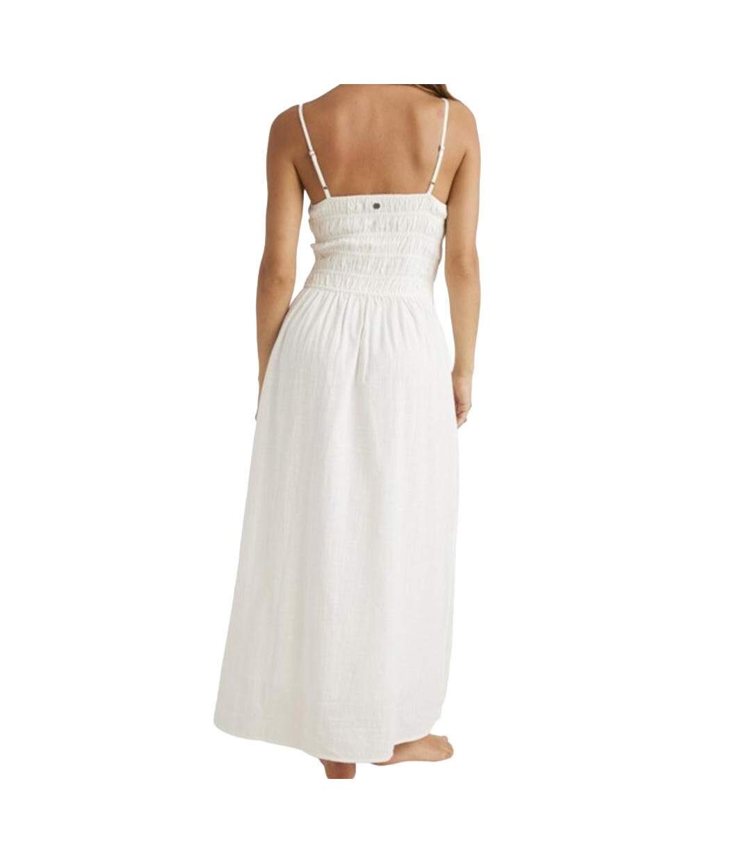 Robe blanche femme billabong cloud dress-2