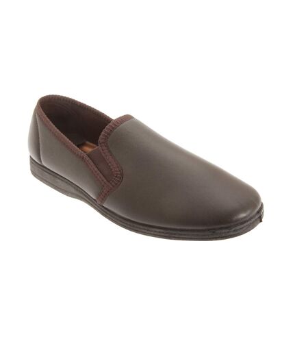 Chaussons hadley hommes marron foncé Sleepers