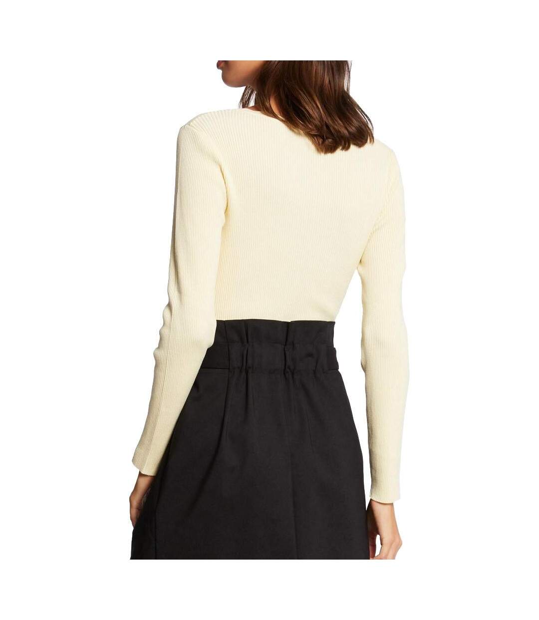 Pull Jaune Femme Morgan Clodi - XL-2