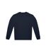 Unisex Adult Id.332 Crew Neck Sweatshirt Navy B&C-2