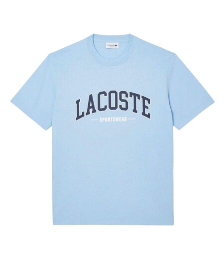 T-shirt Motif/style Logo Arqué Adulte Bleu Lacoste