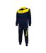 Ensemble De Survêtement Tuta Visa Homme Bleu Marine Jaune Givova-2