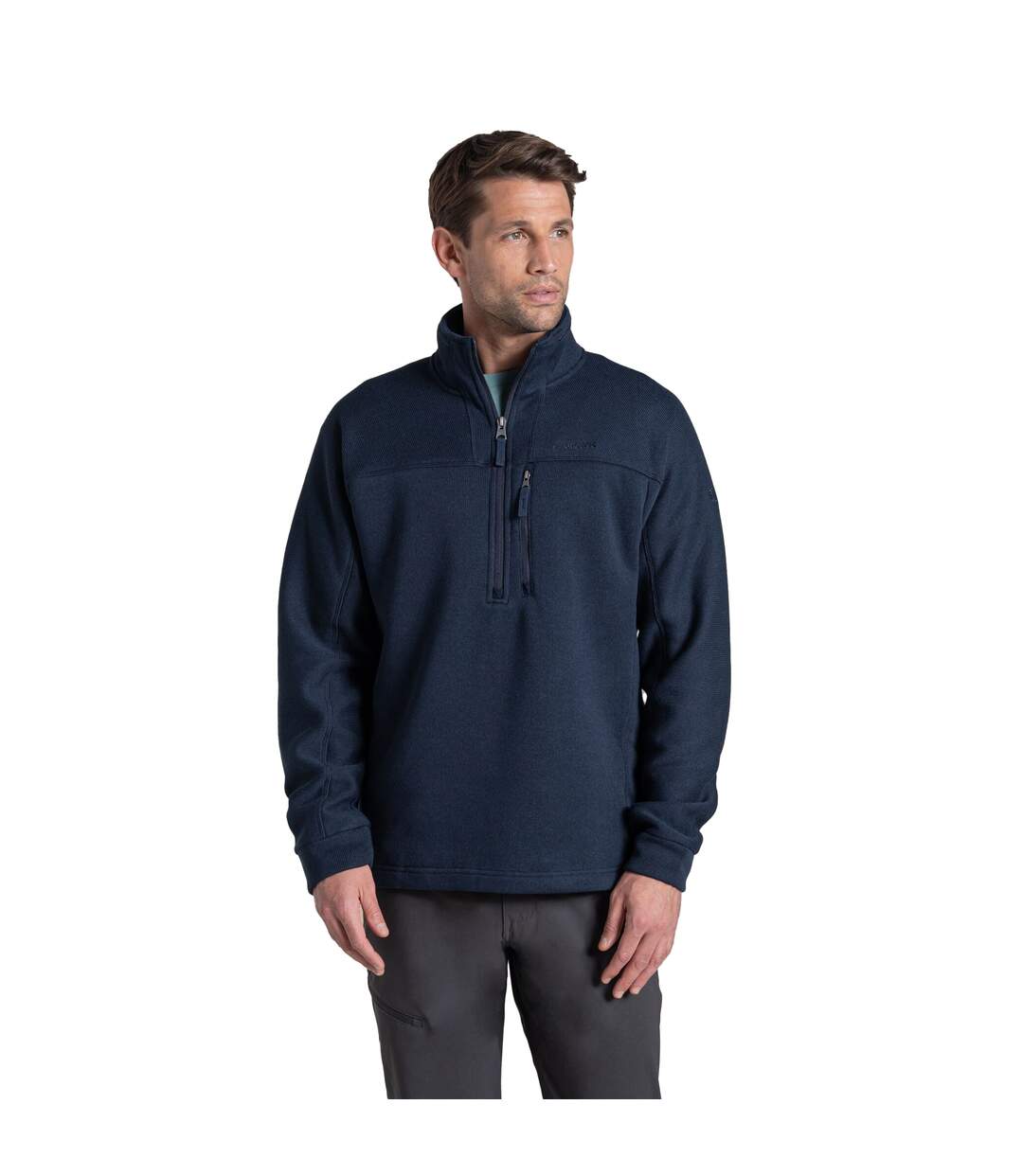 Mens Torney Iii Half Zip Fleece Blue Navy Craghoppers-1