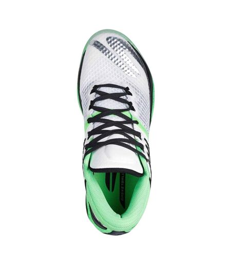 Mens Mesh Basketball Shoes Green White Skechers