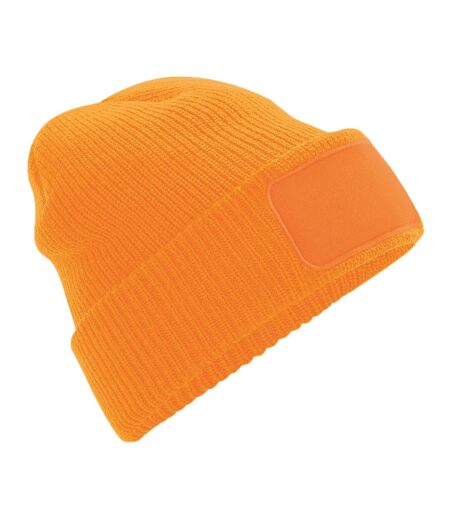 Bonnet printers adulte orange fluo Beechfield