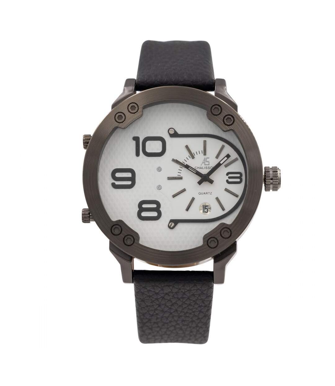 Coffret Montre XL pour Homme Noir CHTIME-1