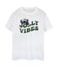 Disney Womens/Ladies Lilo & Stitch Jolly Chilling Vibes Cotton Boyfriend T-Shirt (Blanc) - UTBI30676-1