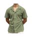Chemise kaki homme paname brothers charly-1