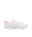 Baskets blanches/roses femme lacoste ziane platform-2