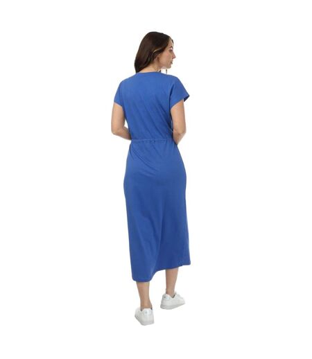 Robe mi-longue may life femme bleu Only